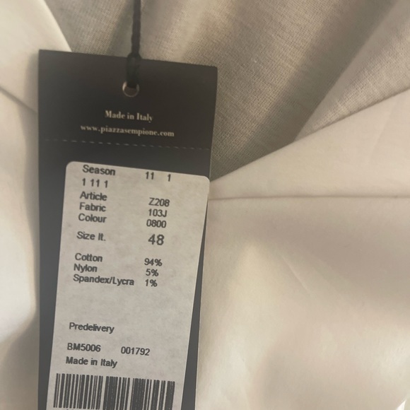 NWT Authentic PIAZZA Sempione Blouse Sz 48 Italy - Picture 6 of 7